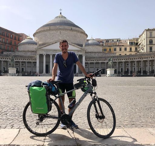 Lorenzo Conti, da Firenze a Lampedusa in Bicicletta